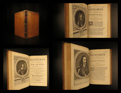 1677 1ed Memoirs Duke of Hamilton Scottish Thirty Years War Reformation Scotland-image
