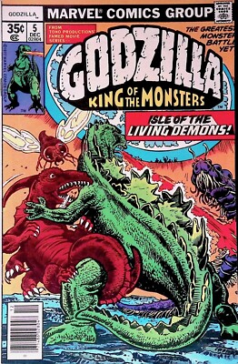 Godzilla #5 (1977, Marvel) VERY FINE-image