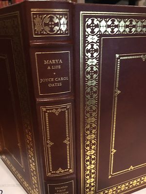 Franklin Library: SIGNED: JOYCE CAROL OATES: MARYA: A LIFE: FIRST EDITION-image