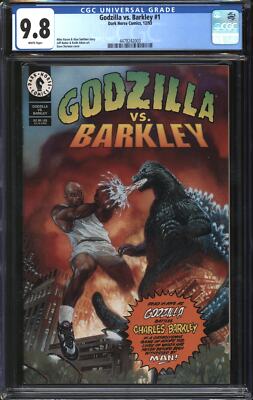 Godzilla Vs. Barkley (1993) #1 CGC 9.8 NM/MT-image