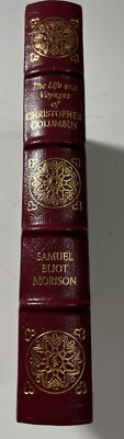Easton Press Leather The Life and Voyages of Christopher Columbus Morison -image