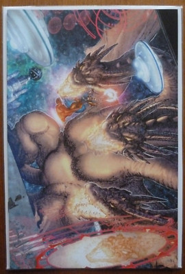 GODZILLA vs. MMPR #5 WILLIAMS II 1:10 RI VARIANT..BUNN..IDW 2022 1ST PRINT..VFN+-image