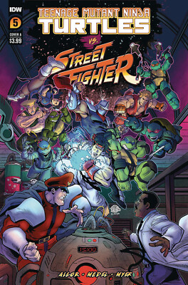 TMNT VS STREET FIGHTER #5 CVR A  IDW PUB.   COMICS  STOCK IMG 2023-image