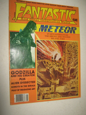 HORROR MAGAZINE 1979 FANTASTIC FILMS ISSUE #13 GODZILLA  ON COVER-image