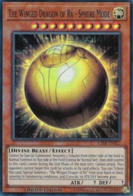Yugioh! HP The Winged Dragon of Ra - Sphere Mode - CIBR-ENSE2 - Super Rare - Lim-image