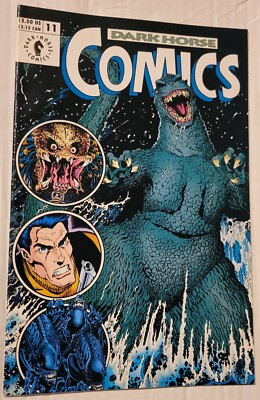 Dark Horse Comics #11 Godzilla, Alien, Predator, & 007 1993-image