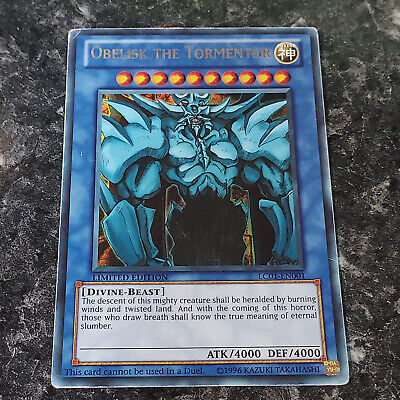 Obelisk The Tormentor LC01-EN001 - Ultra Rare Foil Holo Yugioh Yu Gi Oh!-image