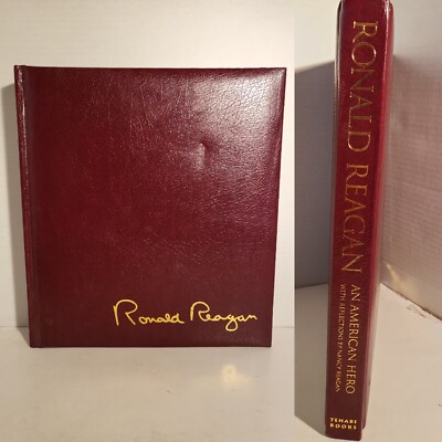 (2001) Ronald Reagan- An American Hero (Leather) (1st Ed.) (VG) Republican MAGA-image