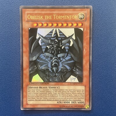 Yu-Gi-Oh! TCG Obelisk the Tormentor (EN037) Shonen Jump Promo JUMP-EN037 Limited-image