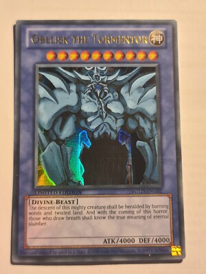 OBELISK THE TORMENTOR▪︎YUGIOH▪︎YGLD▪︎2015▪︎SPECIAL▪︎ENGLISH▪︎LIM ED▪︎NM #05174-image