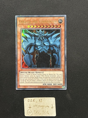 Yugioh - Obelisk The Tormentor - EGO1-EN001 - Ultra Rare Unlimited Edition - NM-image