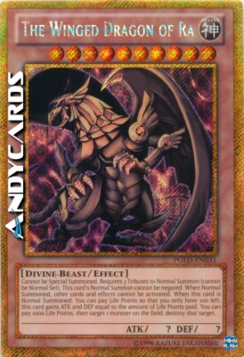 THE WINGED DRAGON OF RA • (Winged Dragon of Ra) • Secret Gold • PGLD EN031 • Unl-image
