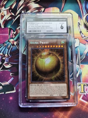 Graded MISPRINT, The Winged Dragon Of RA Sphere Mode Asura Priest Yu-Gi-Oh!-image