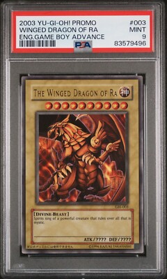 Yu-Gi-Oh The Winged Dragon Of Ra GBI-003 PSA 9 Mint-image