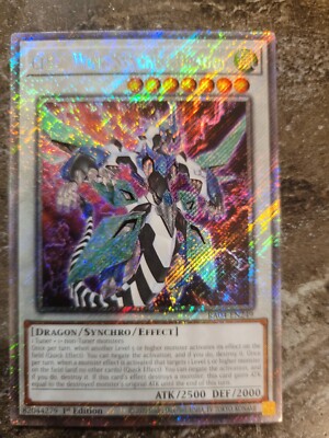 Clear Wing Synchro Dragon (Platinum Secret Rare) RA04-EN249 Quarter Century...-image