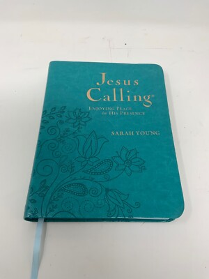 Jesus Calling Enjoying Peace in His Presence By Sarah Young Leather Bound-image