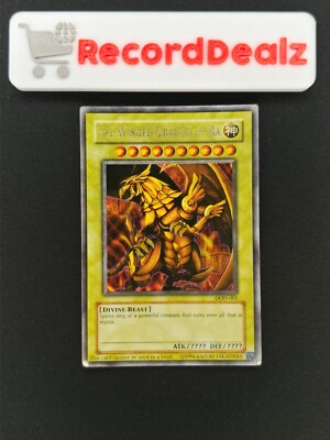 Yugioh Card | The Winged Dragon of Ra DOD-001 | 2004 Dawn of Destiny Xbox-image