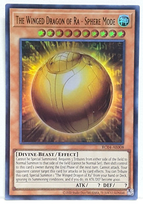 Yugioh Asian-English The Winged Dragon of Ra - Sphere Mode RC04-AE008 Ultra Rare-image