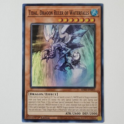 Tidal, Dragon Ruler of Waterfalls - RA03-EN009 - NM - Super Rare - 1st ed-image