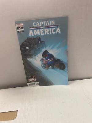 Marvel Comics MARVEL COMICS - CAPTAIN AMERICA #13 (2024 GODZILLA VARIANT!)-image
