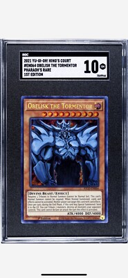 2021 YU-GI-OH! KING'S COURT 1ST EDITION #EN064 OBELISK THE TORMENTOR SGC 10-image