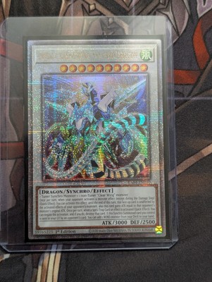 Yu-Gi-Oh! Crystal Clear Wing Synchro Dragon RA04-EN059 QCSR 1st Edition NM-image