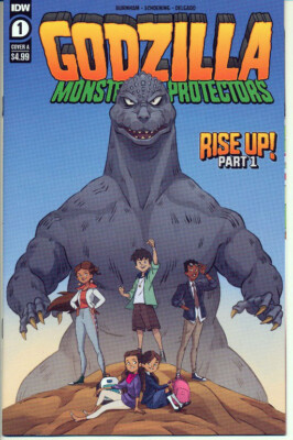 Godzilla Monsters & Protectors #1 A Dan Schoening Cover 1st Pri NM/NM+ IDW 2021-image