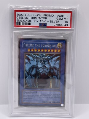 2003 Obelisk the Tormentor GBI 002 Secret Rare Yu-Gi-Oh! Card PSA 10 Gem Mint-image