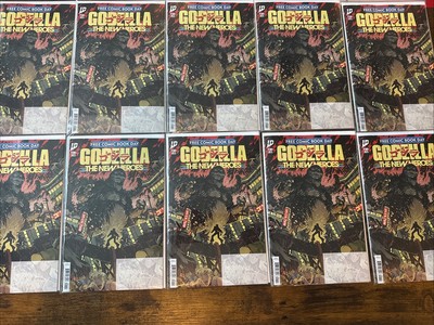 Godzilla New Heroes 10 Copies Of FCBD 2025 Introduction Of Godzilla Universe 🔥-image