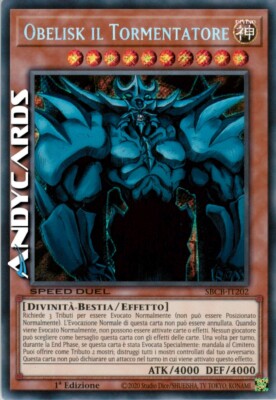 OBELISK THE TORMENTOR (SPEED DUEL) (The Tormentor) Secret • SBCB IT202 Yugioh-image