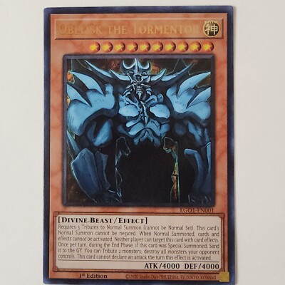 Obelisk the Tormentor - EGO1-EN001 - NM/VLP - Ultra Rare - 1st ed - Yugioh-image