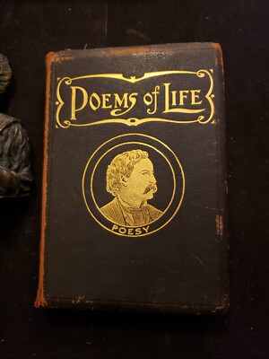 Poems Of Life By Dr T Wilkins 1908  Leather Cover-image