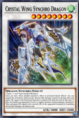 Crystal Wing Synchro Dragon RA02-EN029 - Ultra Rare - NM PRESALE 5/24 NEW-image
