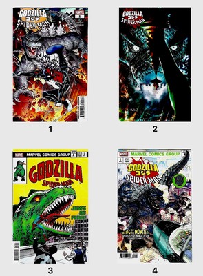 GODZILLA VS. SPIDER-MAN (2025, MARVEL) #1 NM   1ST PRINT   VARIANT COVER CHOICES-image