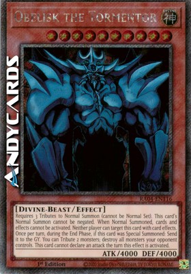 OBELISK THE TORMENTOR Secret Platinum RA04 EN116 • 1Ed-image
