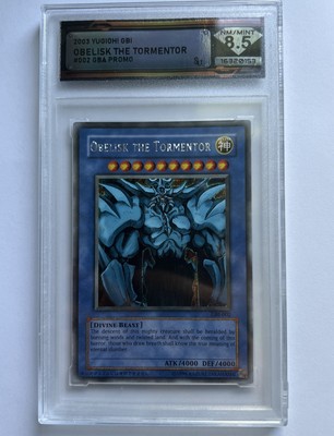 2003 Obelisk The Tormentor #002 Yugioh GBA Promo / DSG 8.5-image
