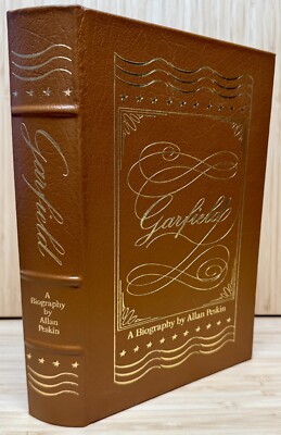 Allan Peskin- Garfield: A Biography Easton Press Uncommon Brown Leather Binding-image