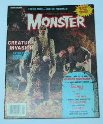 MONSTER LAND MAGAZINE #9 APRIL 1986 ENEMY MINE GODZILLA THE FLY-image