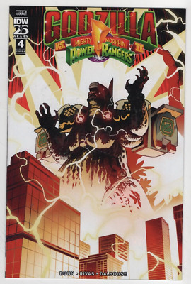 Godzilla vs Mighty Morphin Power Rangers II Issue #4 Comic. Vol 2. Bunn. 2024-image