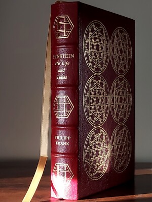 Easton Press Einstein His Life and Times MINT Philipp Frank Leather WWII History-image