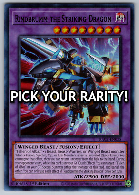 Rindbrumm the Striking Dragon Yugioh RA02-EN025 - PICK YOUR RARITY NM-image