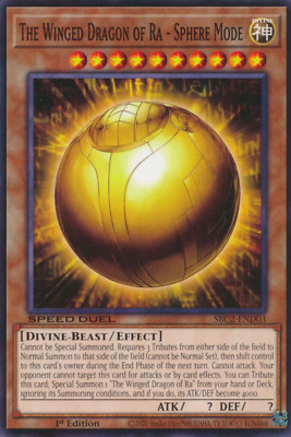 1X LP The Winged Dragon of Ra - Sphere Mode - SBC2-END03 - Common 1st Edition-image
