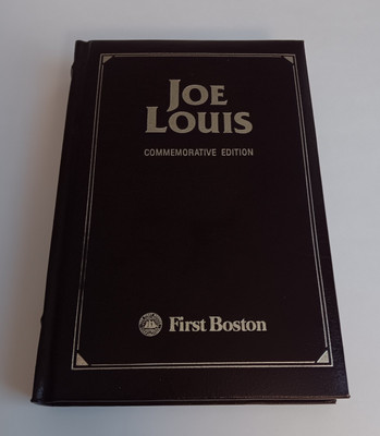 Joe Louis: 50 Years an American Hero Leather Bound Commemorative Edition SIGNED-image