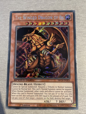 Yu-Gi-Oh! TCG The Winged Dragon of Ra SBCB-EN203 Speed Duel Secret Rare NM/M-image