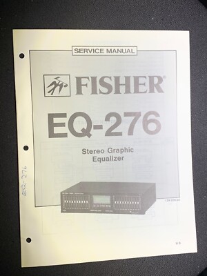 Fisher EQ-276 Service Manual Graphic Equalizer Original-image