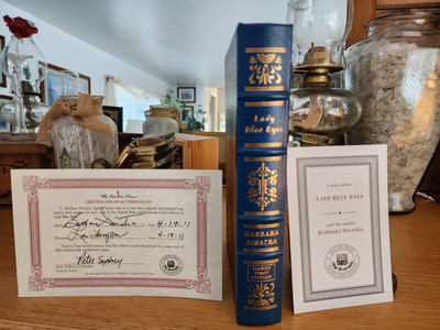 Easton Press, Lady Blue Eyes, Barbara Sinatra, Signed First Edition-image