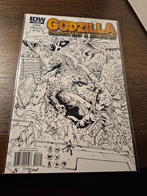 GODZILLA GANGSTERS & GOLIATHS #4 R1 VARIANT SEPTEMBER 2011 IMAGE COMICS-image