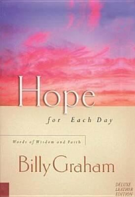 Hope for Each Day: Words of Wisdom and Faith - Leather Bound - GOOD-image