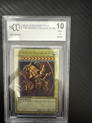 2010 Legendary Collection The Winged Dragon of RA #LC01-EN003 - BCCG MINT 10-image