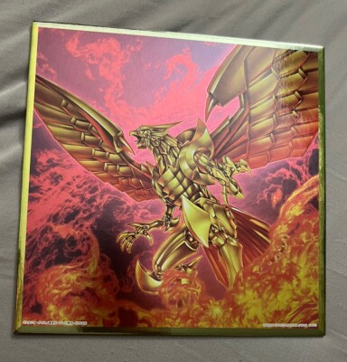 Yu-Gi-Oh Metallic Shikishi Pencil Board Japan Winged Dragon of Ra-image